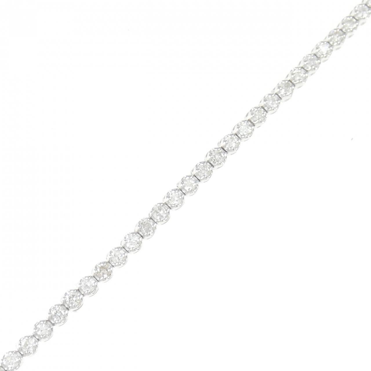 K18WG Diamond bracelet 1.05CT