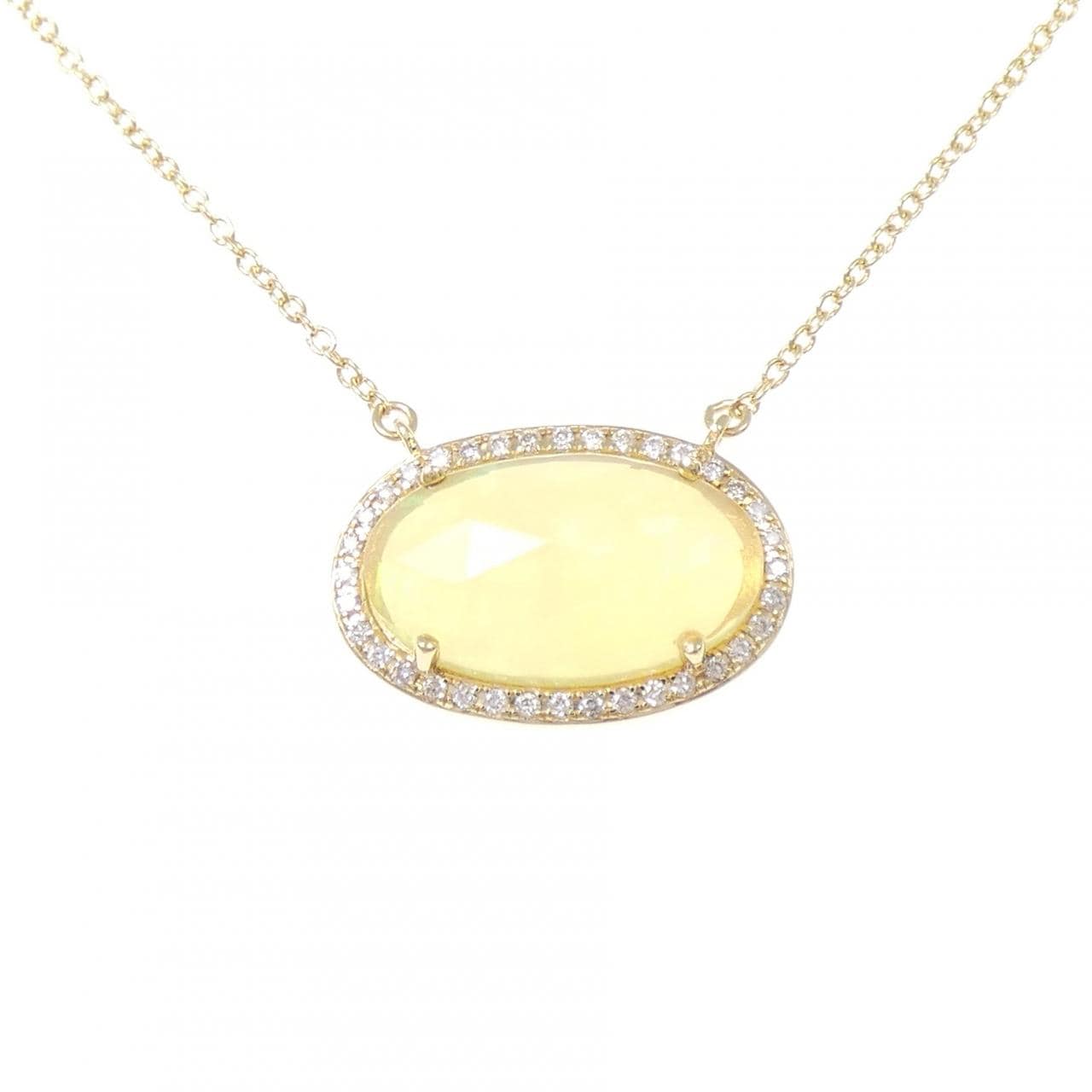 【新品】K18YG オパール ネックレス 2.15CT
