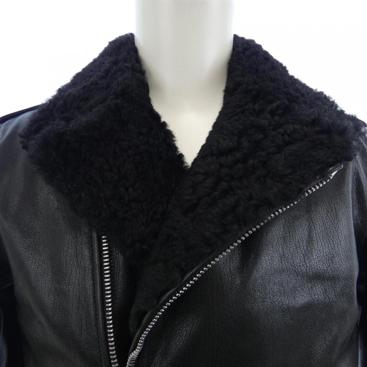 サンローラン SAINT LAURENT 484333 YC1EY レザーライダースジャケット