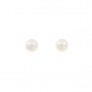 K18YG アコヤパール ピアス 6.8mm