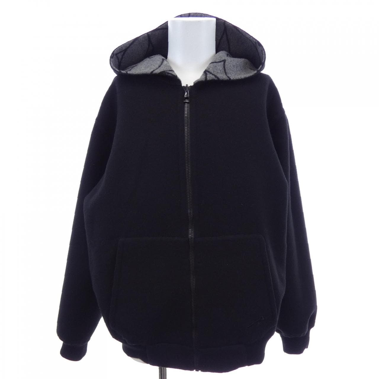 ルイヴィトン LOUIS VUITTON リバーシブルダブルフェイスウールフードブルゾン HQB52EZQG ブルゾン
