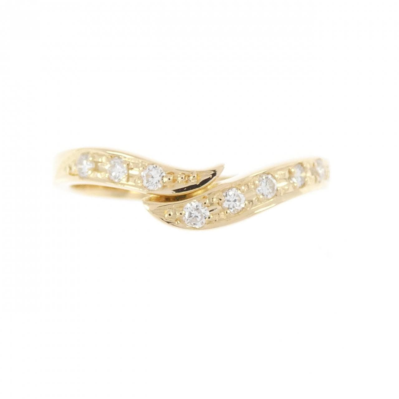 K18YG ダイヤモンド リング 0.11CT