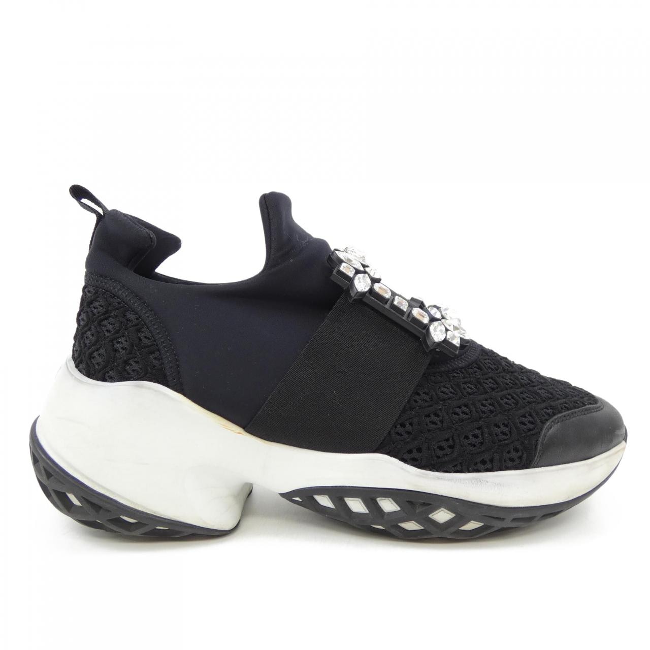 ロジェヴィヴィエ ROGER VIVIER ヴィヴ ラン　ストラスバックル スニーカー