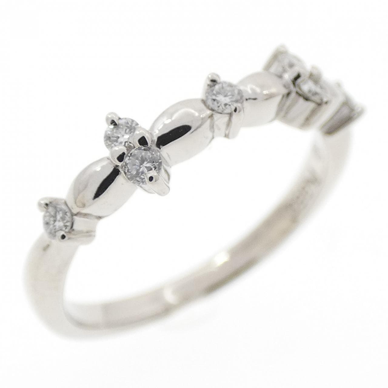 PT950 Diamond Ring 0.10CT