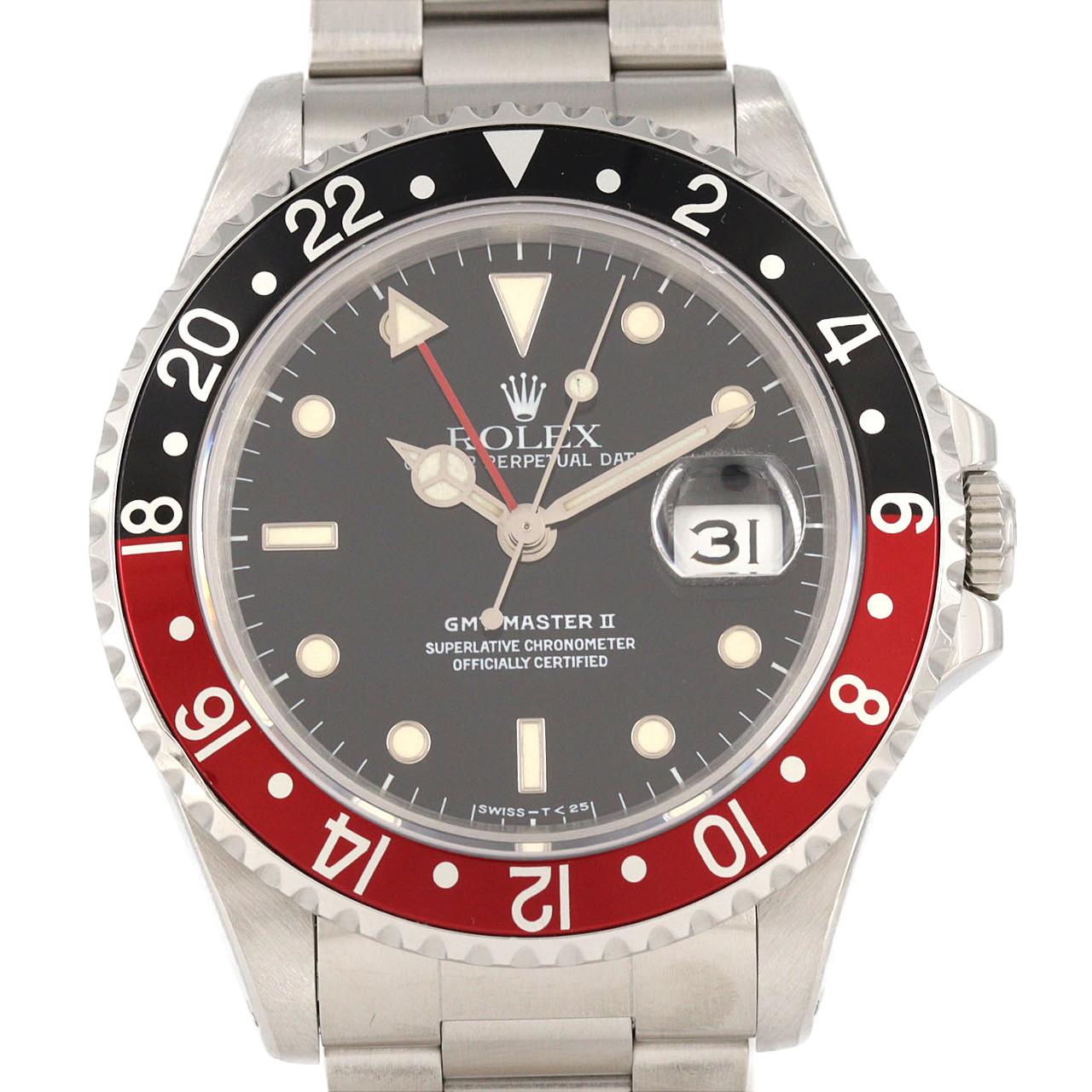 ロレックス GMTマスターⅡ 16710 SS 自動巻 E番