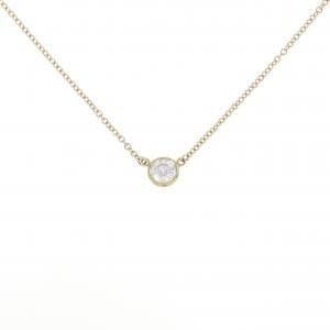 ティファニー バイザヤード ネックレス 0.27CT F IF 3EXT