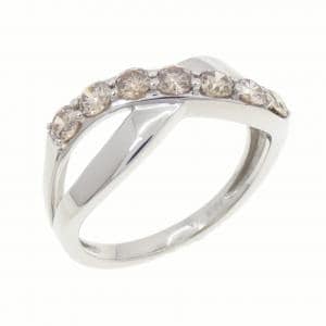 PT950 ダイヤモンド リング 0.5CT