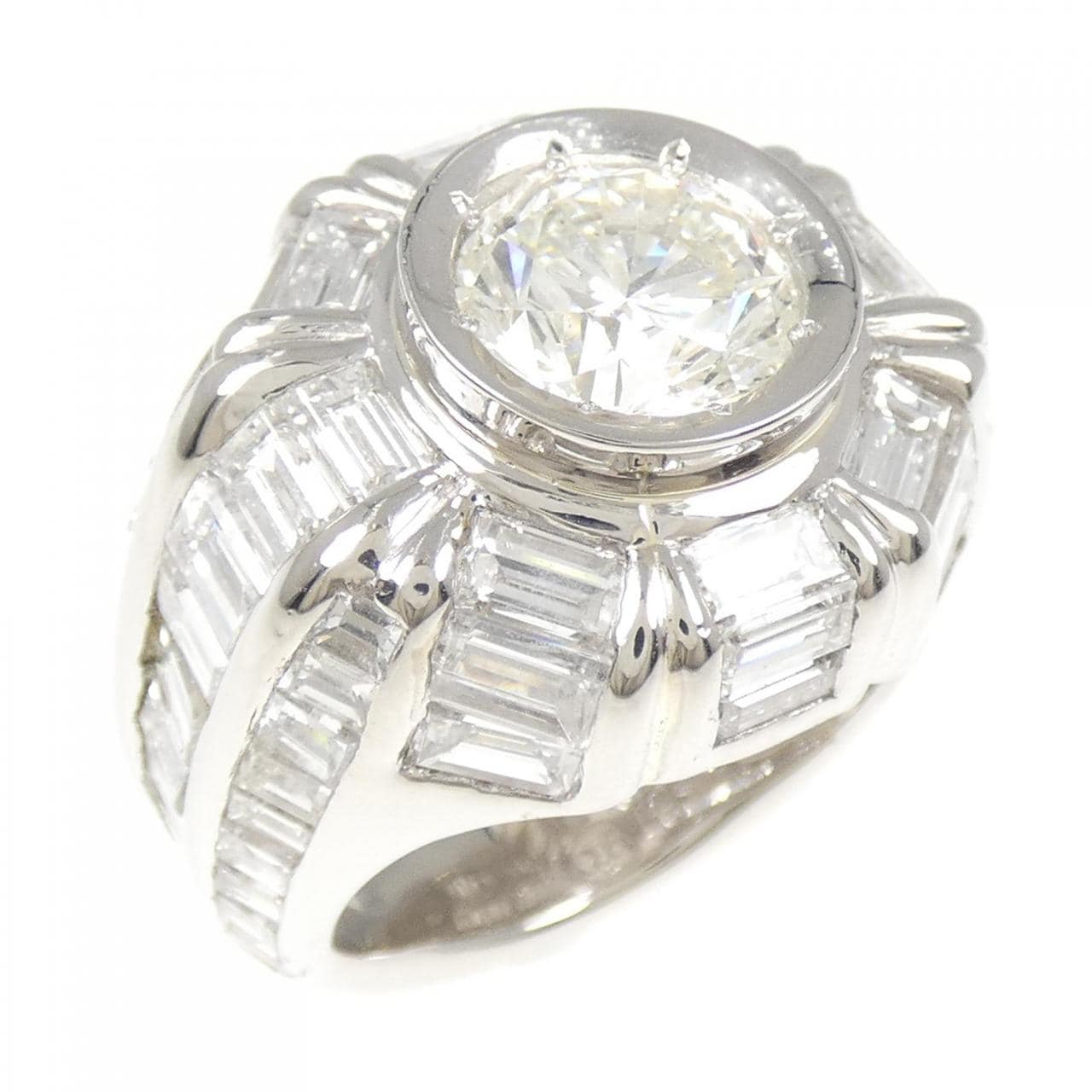 PT900 ダイヤモンド リング 3.40CT