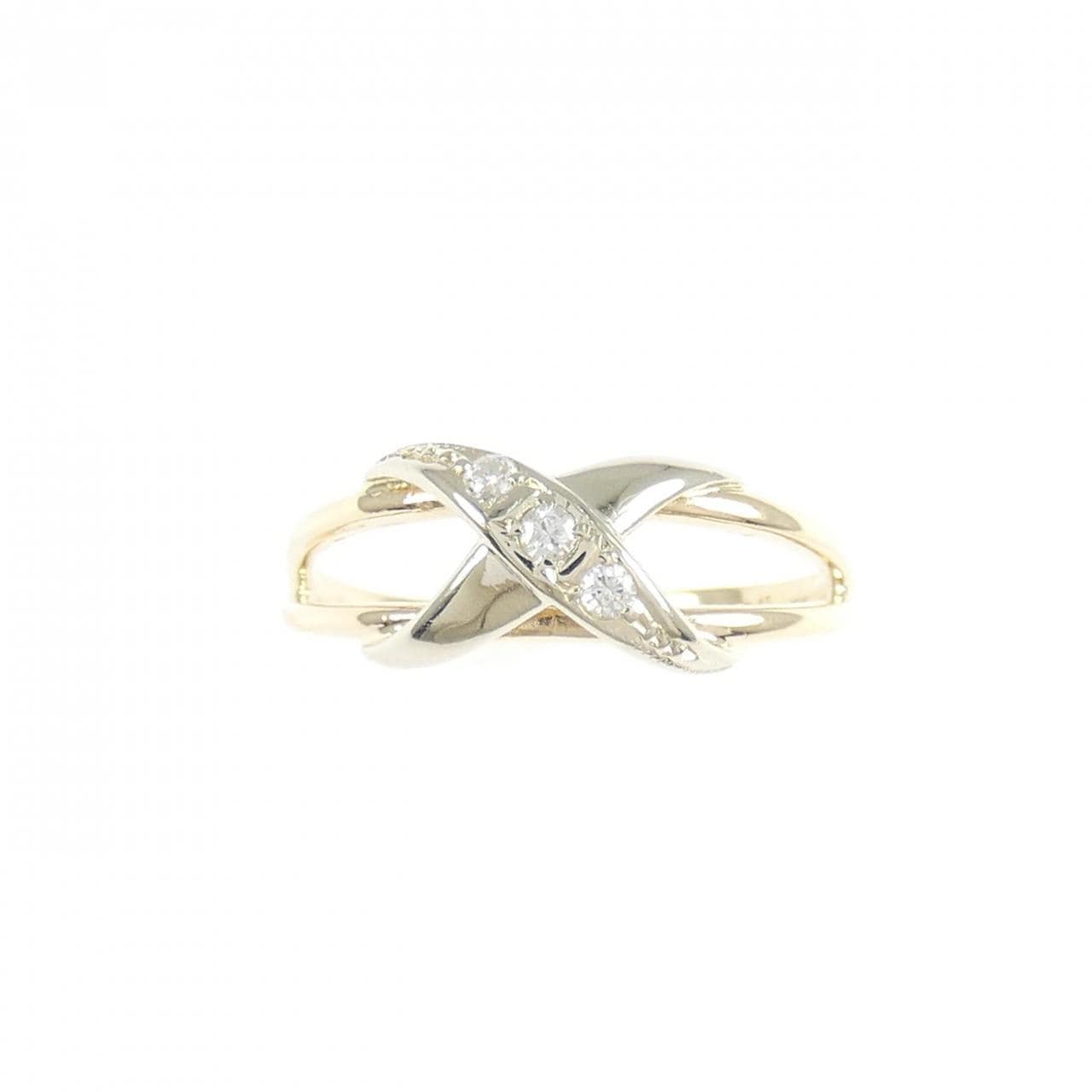 K10YG/K10WG Diamond ring