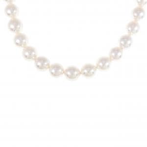 [BRAND NEW] Silver Clasp Akoya Pearl Necklace 8.5-9mm