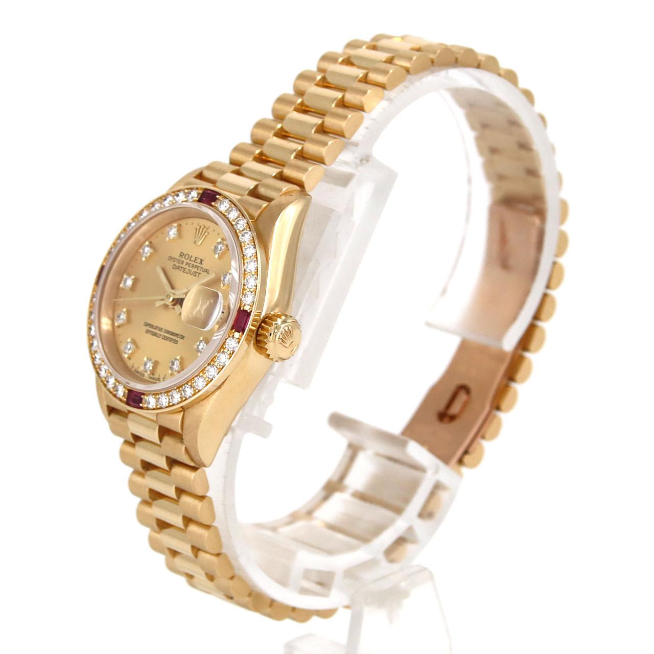 ROLEX日誌型 69068G。 YG自動上弦X系列