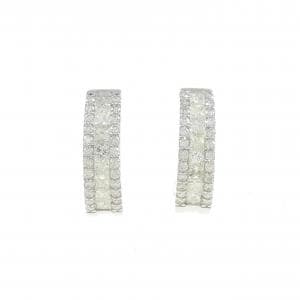 【新品】PT900 ダイヤモンド ピアス 0.90CT