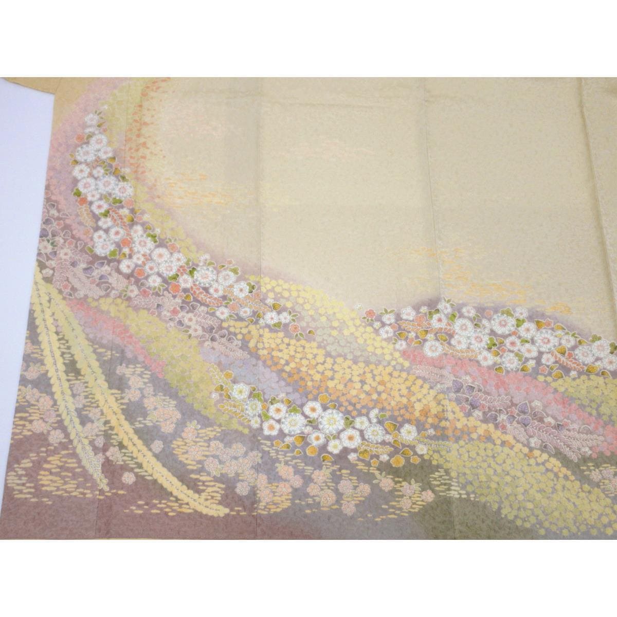 訪問着　友禅加工ボカシ染