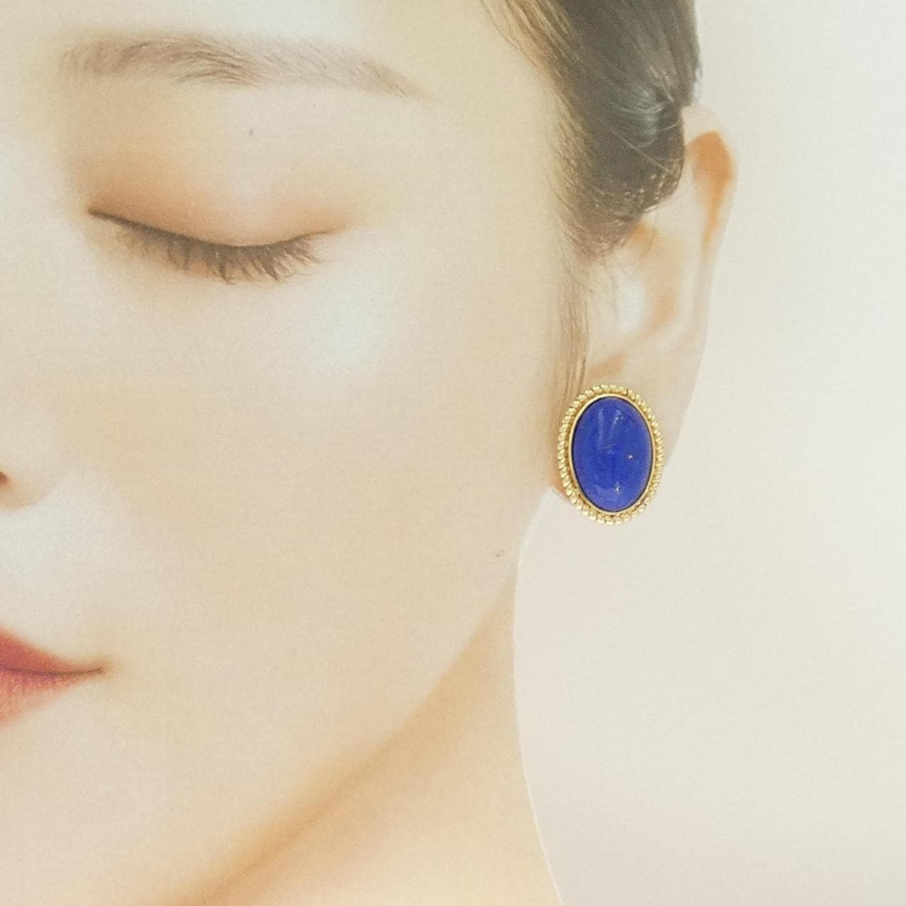 K18YG ラピスラズリ ピアス