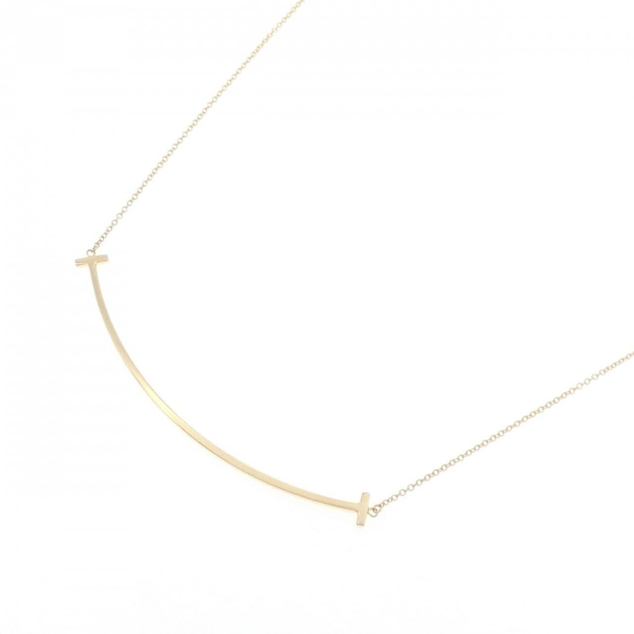 ティファニー Tスマイル ラージ ネックレス