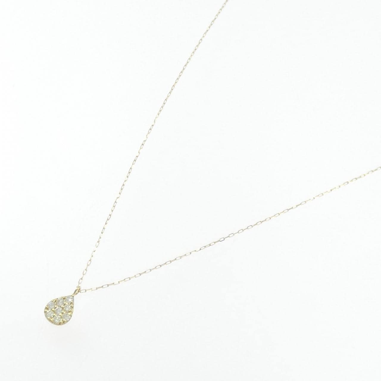 【新品】K18YG ダイヤモンド ネックレス 0.10CT