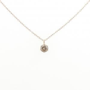 K18PG ダイヤモンド ネックレス 0.10CT