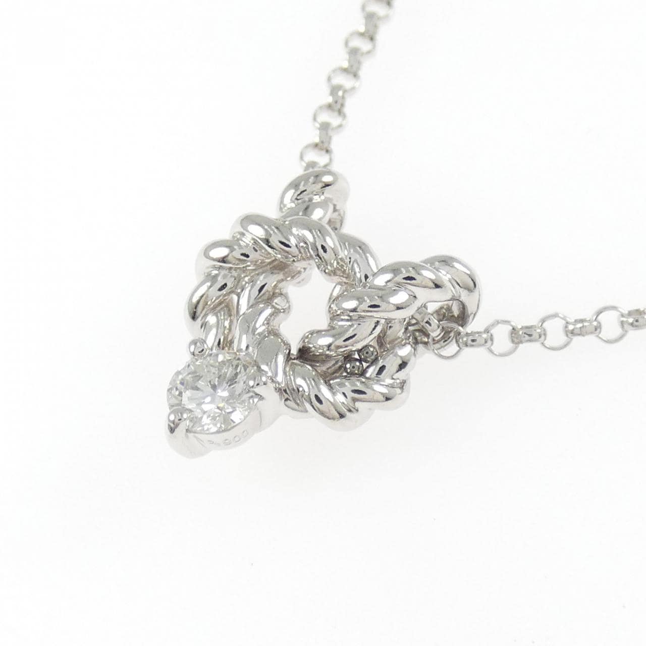 PT900/PT850 ダイヤモンド ネックレス 0.24CT