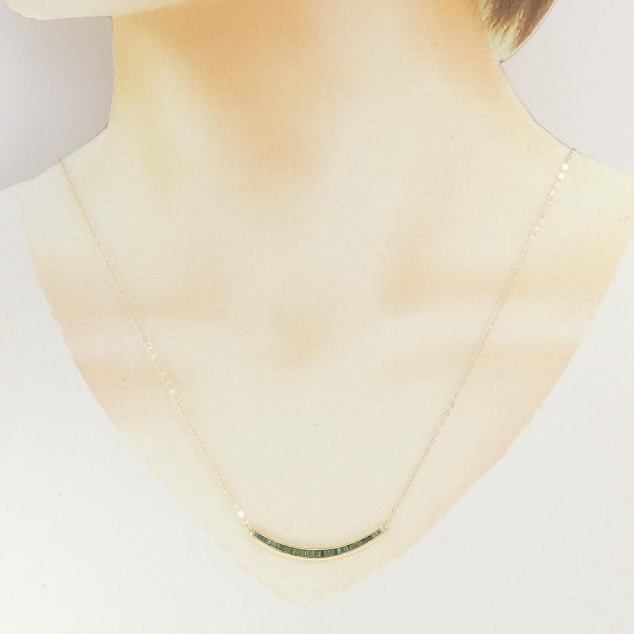K18YG ダイヤモンド ネックレス 0.35CT