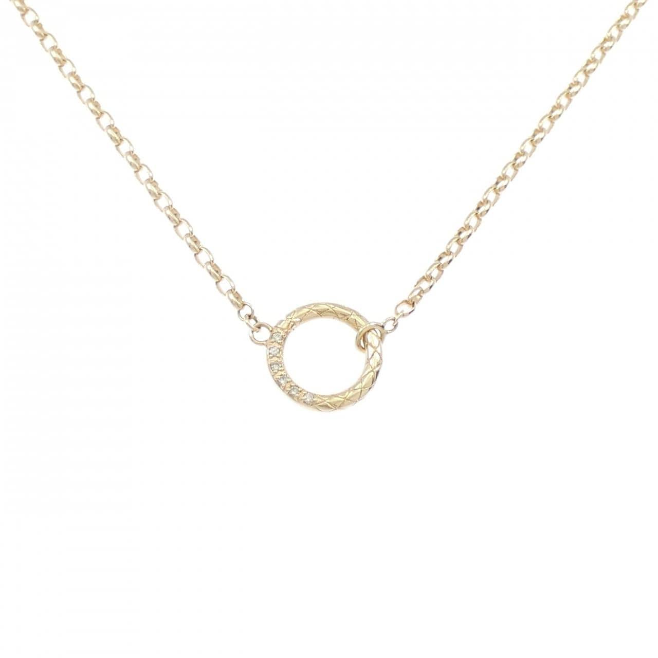 アガット ダイヤモンド ネックレス 0.02CT