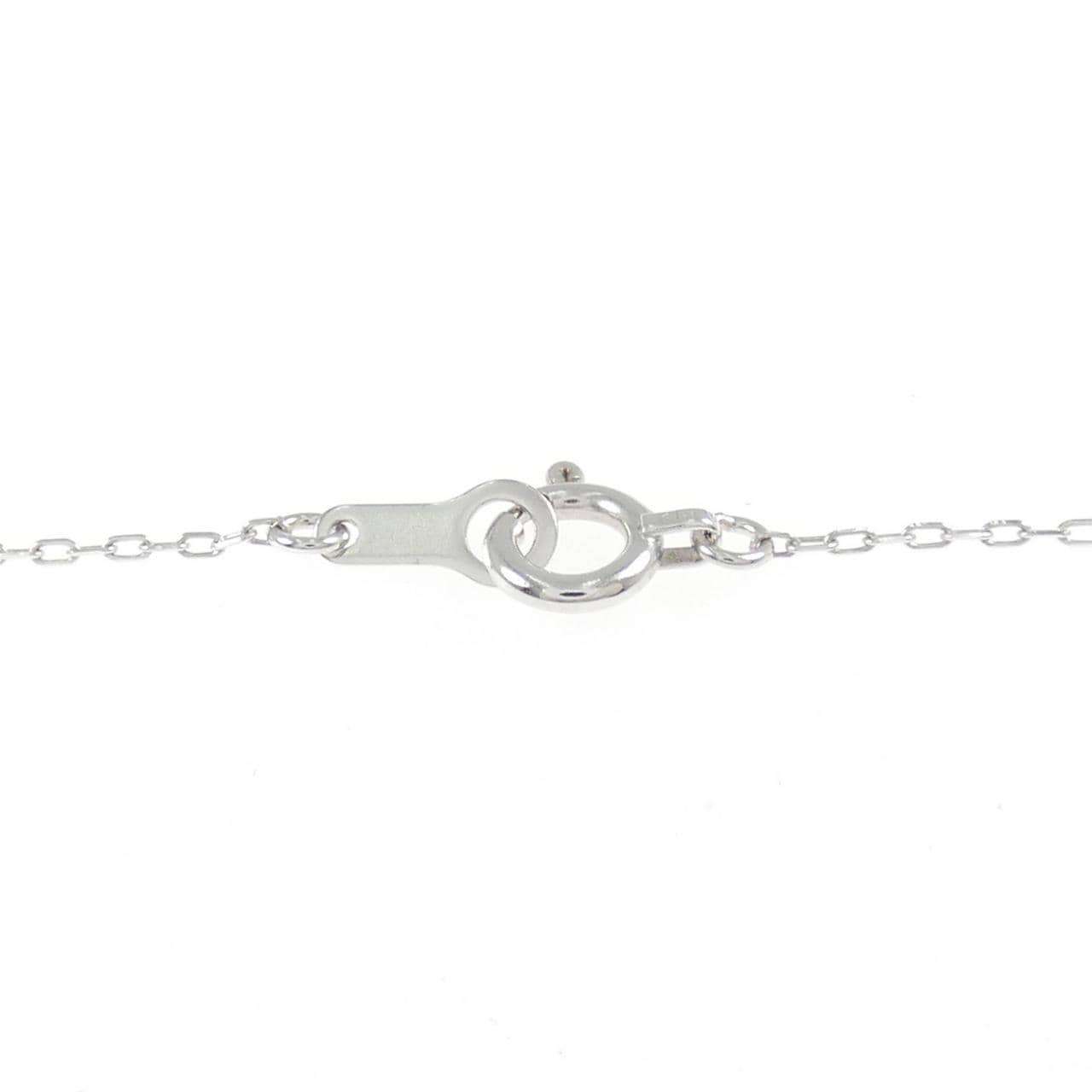 K18WG ダイヤモンド ネックレス 0.05CT