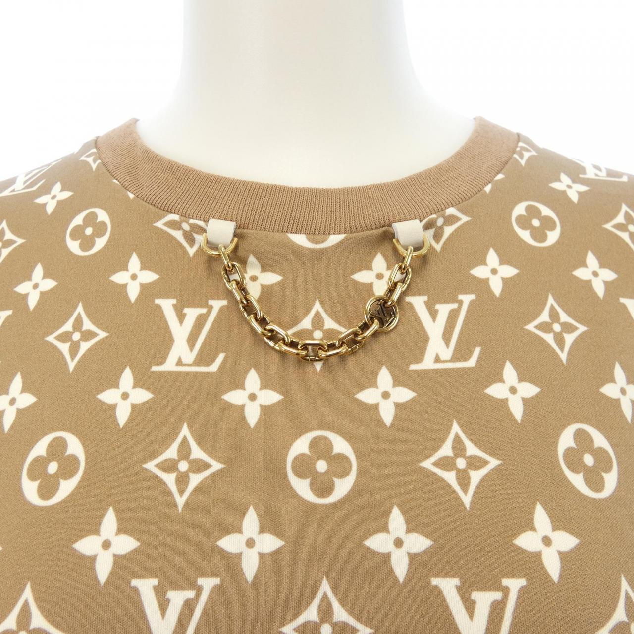 ルイヴィトン LOUIS VUITTON ストライプアクセントモノグラムTシャツ FOTS43TR1 Tシャツ