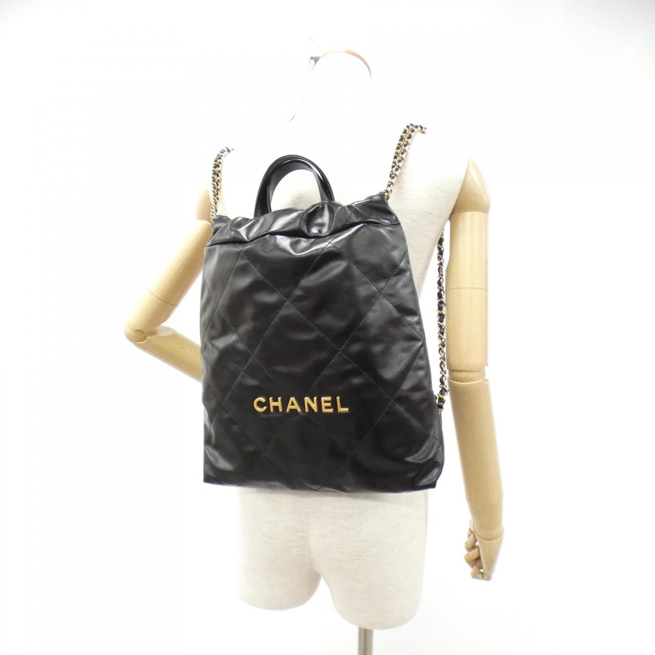 [Unused items] CHANEL CHANEL 22 line AS3859 Rucksack