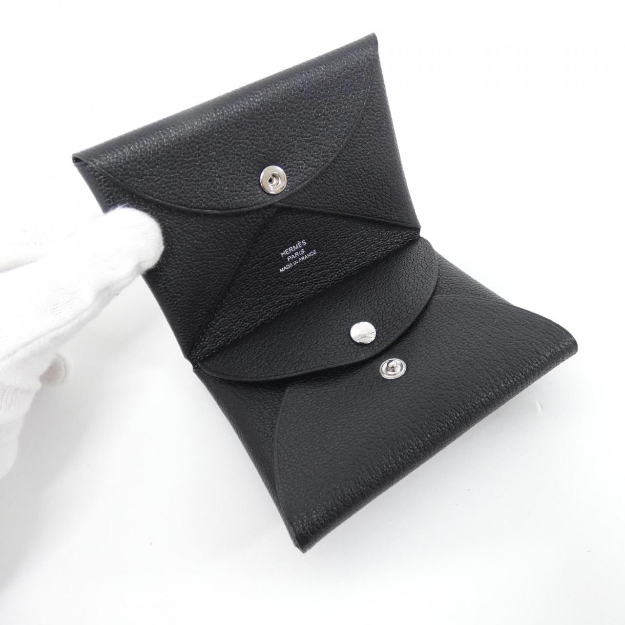 【未使用品】エルメス カルヴィ デュオ 082977CK コインケース