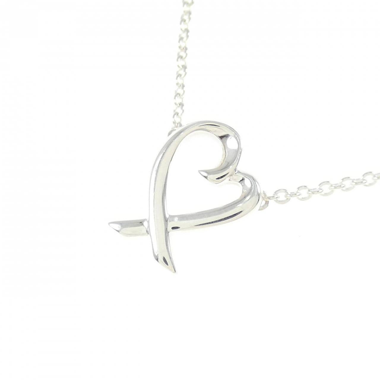 TIFFANY loving heart mini necklace
