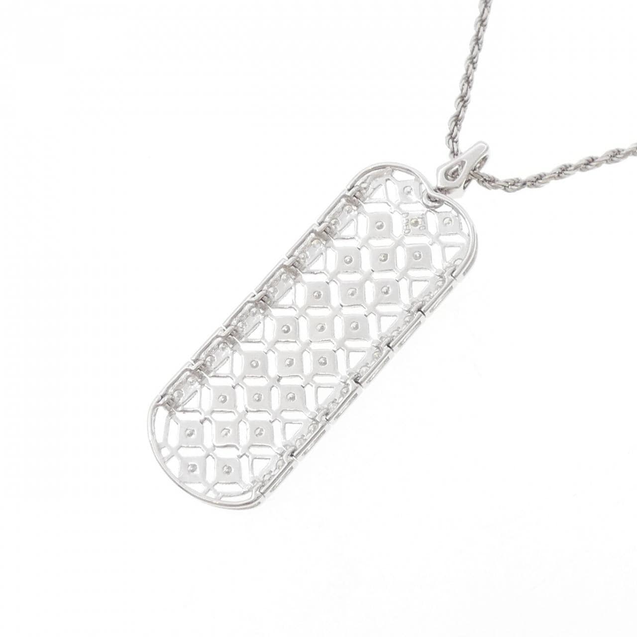 750WG ダイヤモンド ネックレス 0.50CT