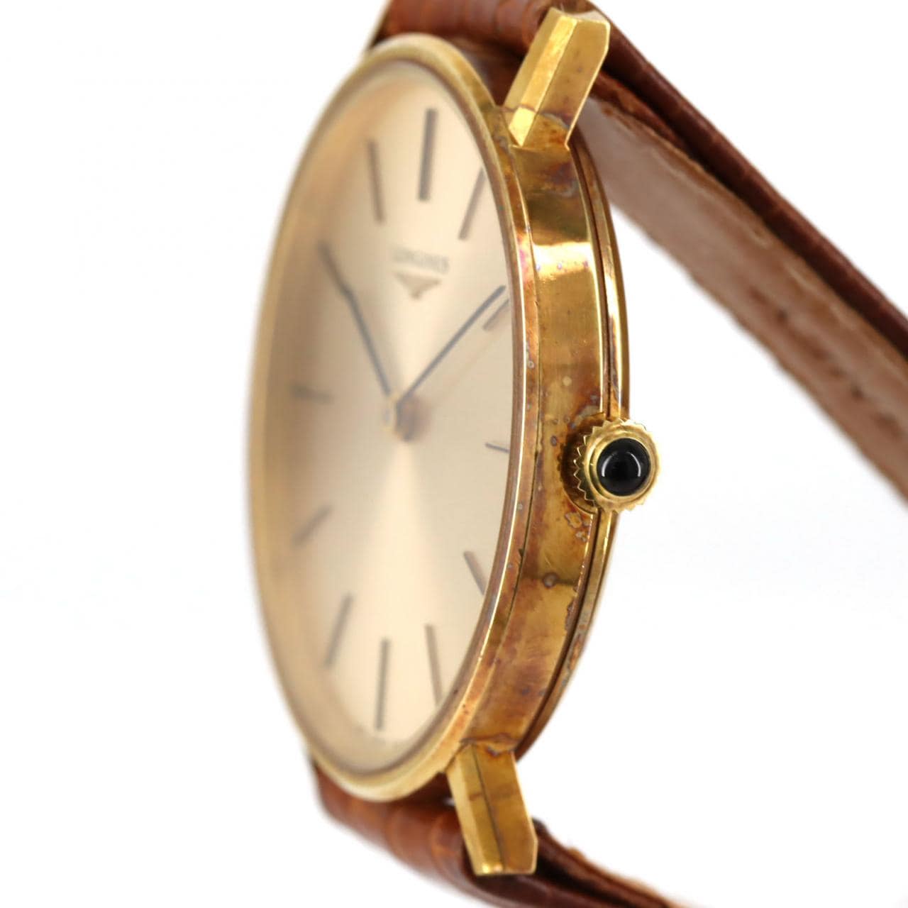 LONGINES round case YG YG Manual Winding