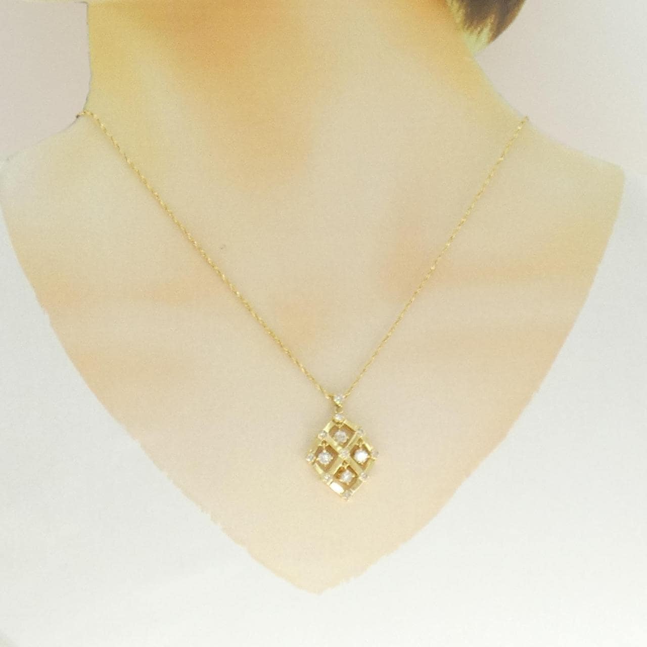K18YG ダイヤモンド ネックレス 1.00CT