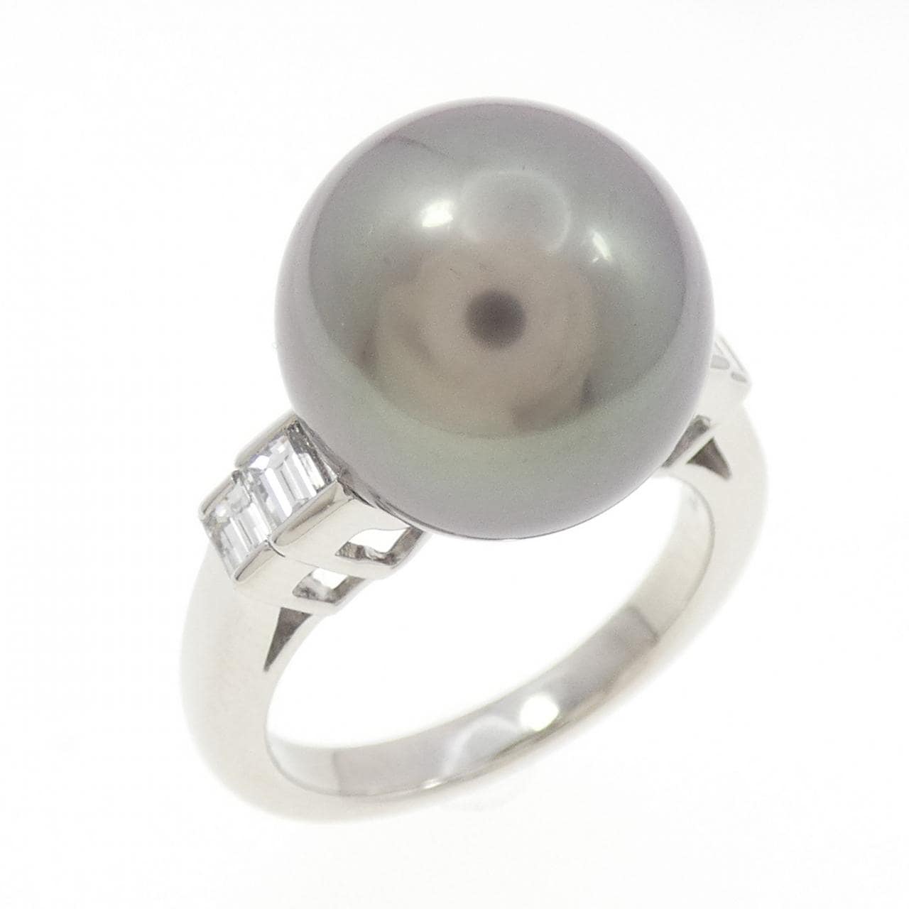 ミキモト 黒蝶パール リング 12.6mm