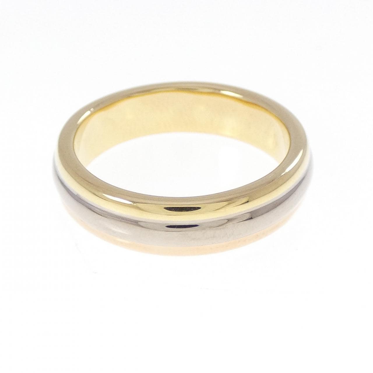 カルティエ スリーカラーウェディング リング