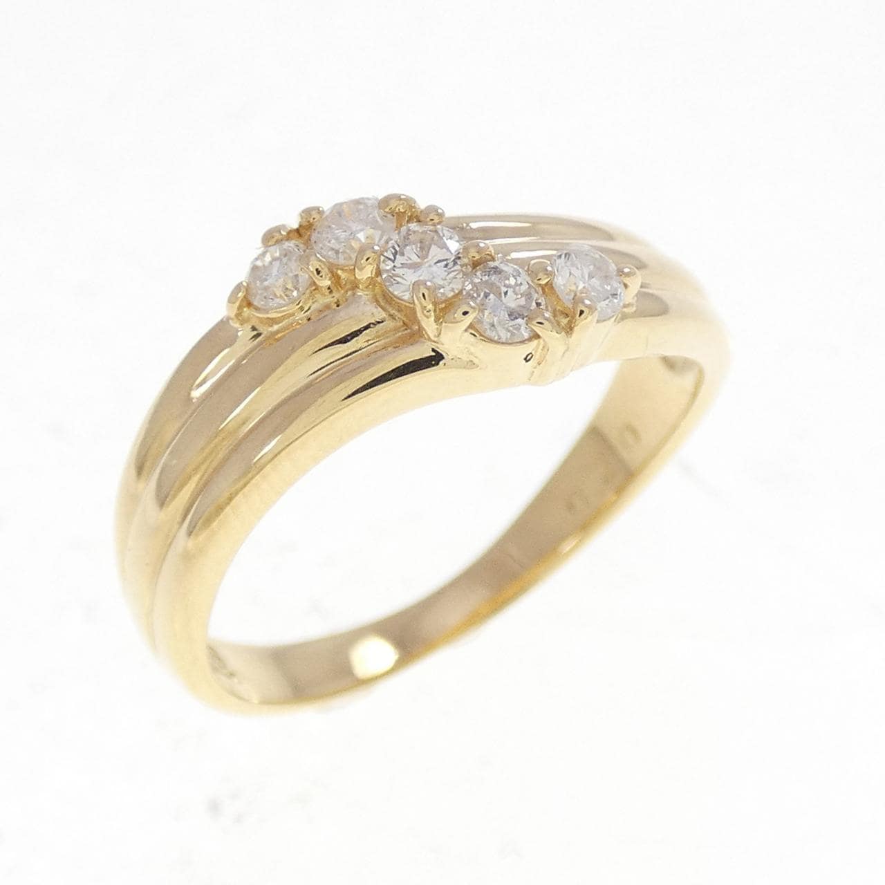 K18YG ダイヤモンド リング 0.20CT