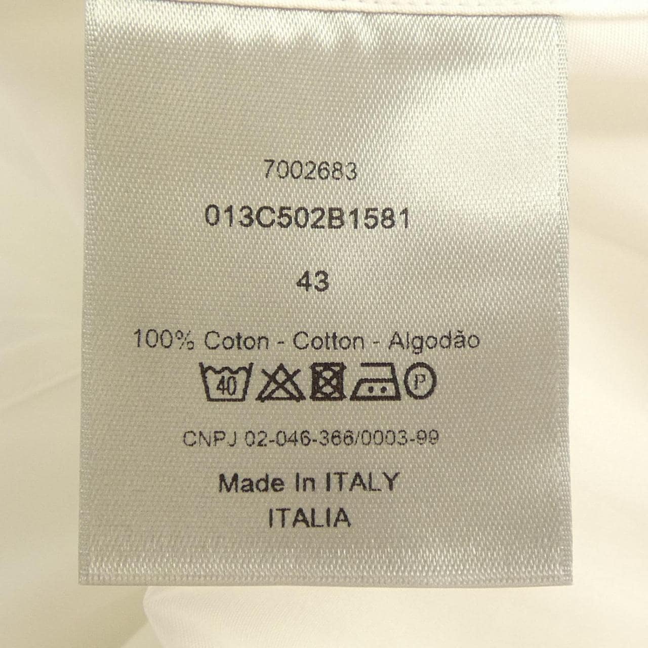 ディオール DIOR 013C502B1581 シャツ