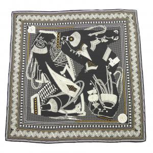エルメス HERMES ZOUAVES ET DRAGONS BANDANA H244048S カレジェアン140 ショール