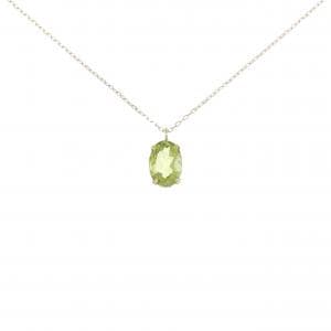 K18YG ペリドット ネックレス 0.67CT