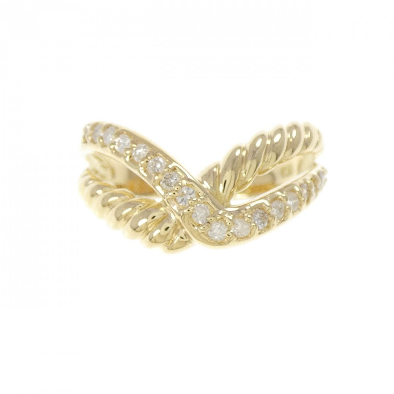 K18YG ダイヤモンド リング 0.23CT