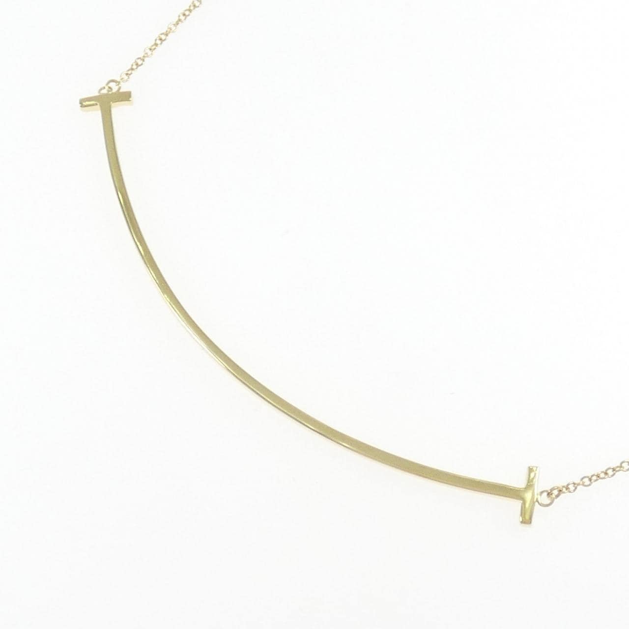 ティファニー Tスマイル ラージ ネックレス