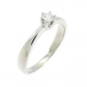 PT900 ソリティア ダイヤモンド リング 0.10CT