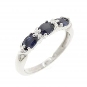 K14WG サファイヤ リング 0.62CT