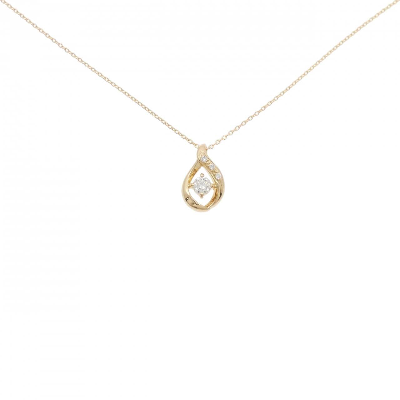 K18YG ダイヤモンド ネックレス 0.183CT