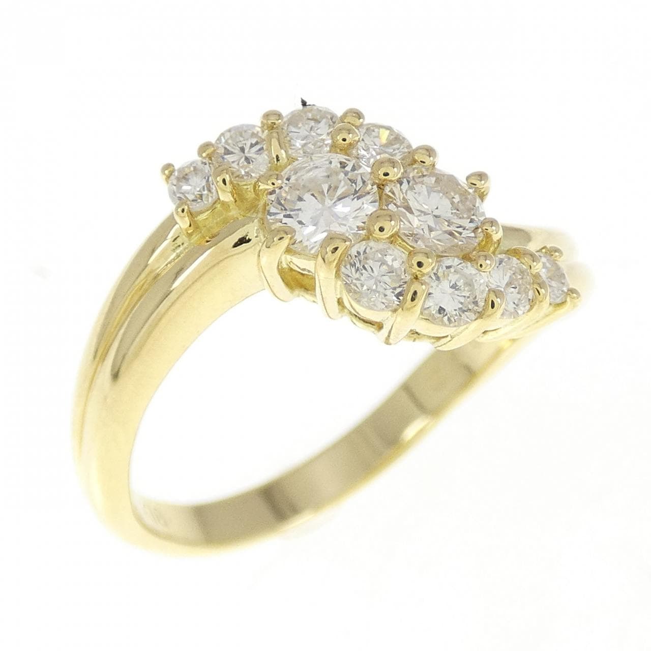 K18YG ダイヤモンド リング 0.62CT