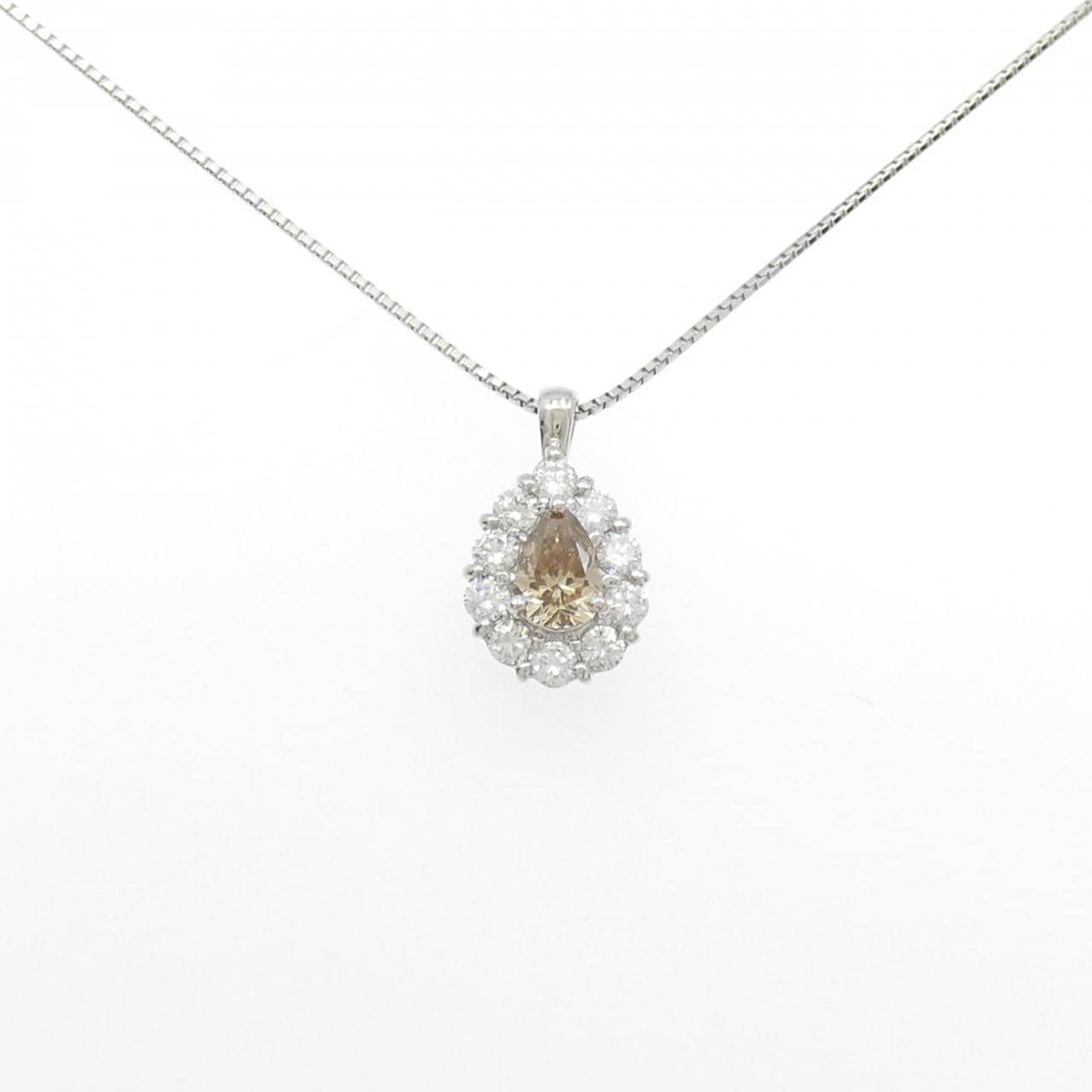 PT900/PT850 ダイヤモンド ネックレス 0.546CT