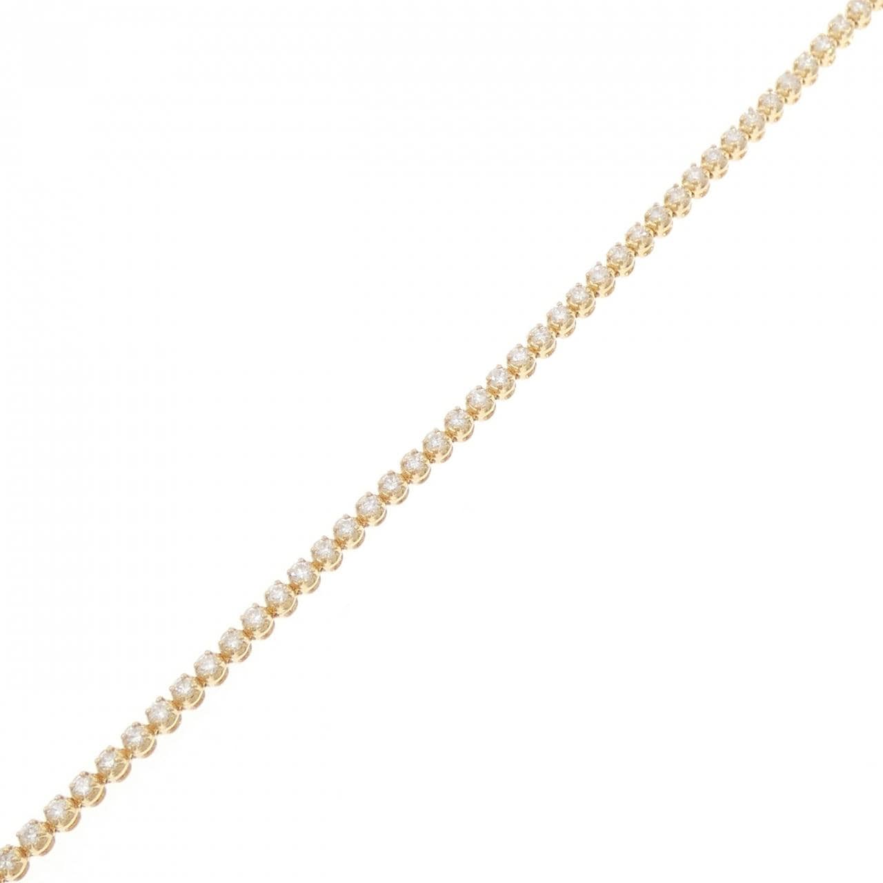 K18YG ダイヤモンド ブレスレット 1.02CT