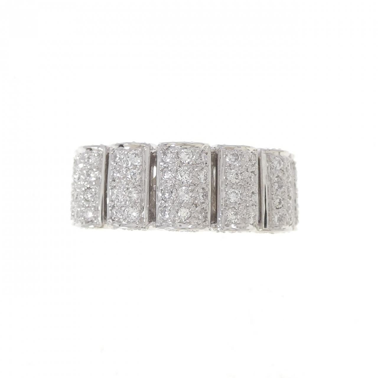 K18WG ダイヤモンド リング 1.00CT