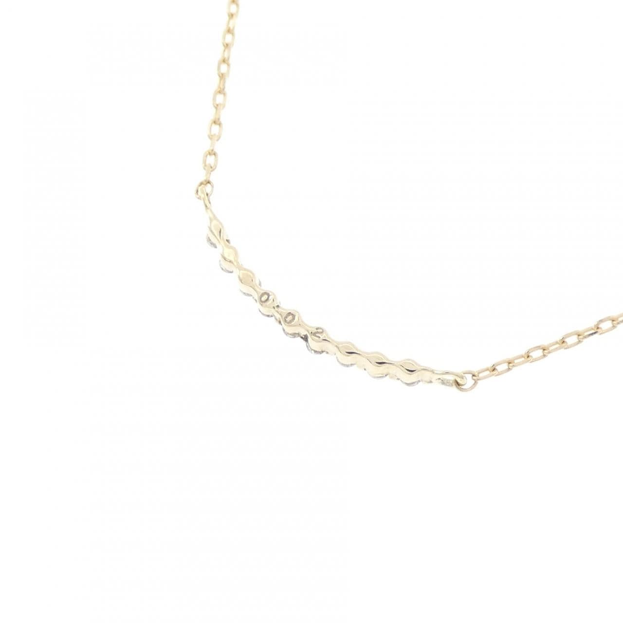 シエナ ロゼ ダイヤモンド ネックレス 0.02CT
