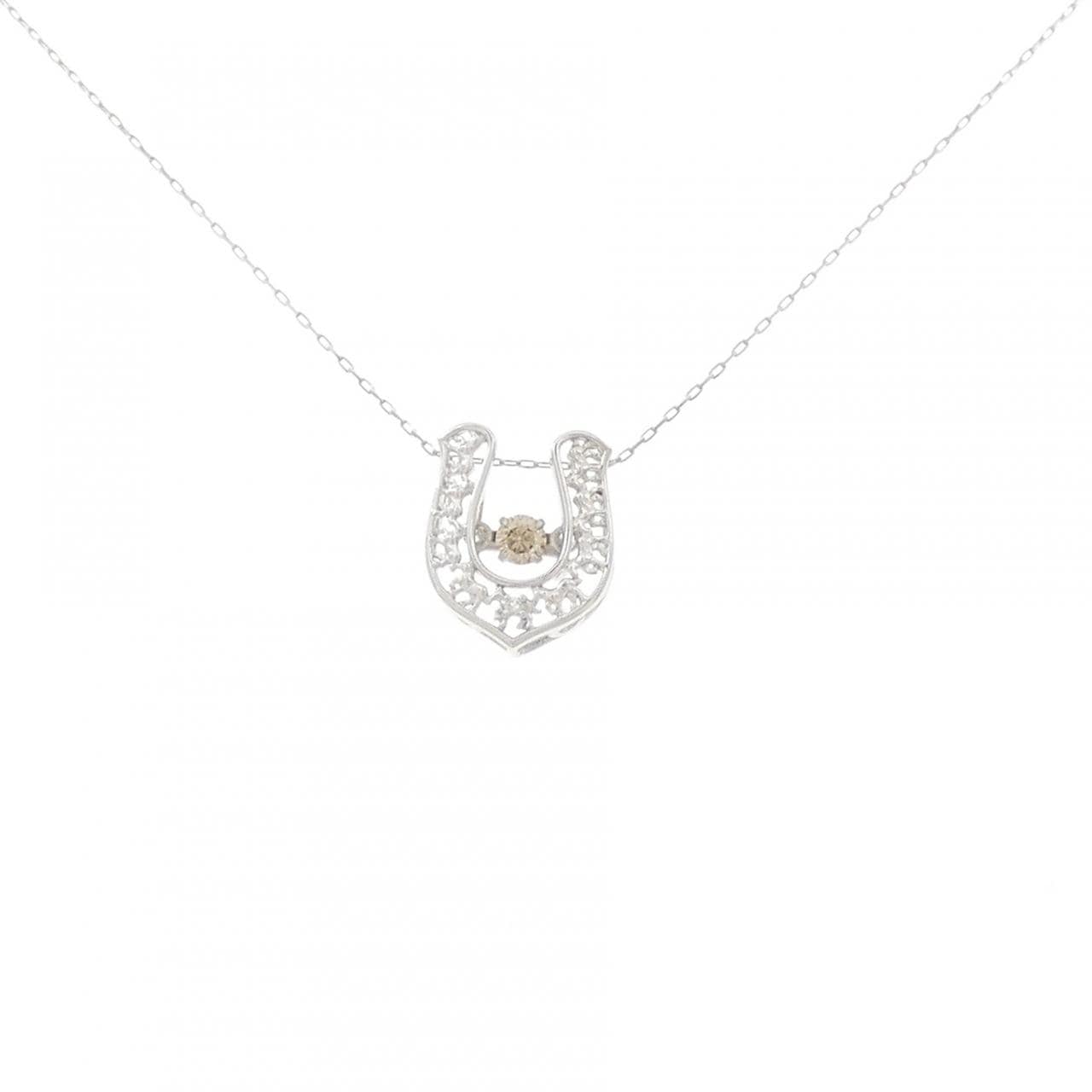 PT900 ダイヤモンド ネックレス 0.10CT