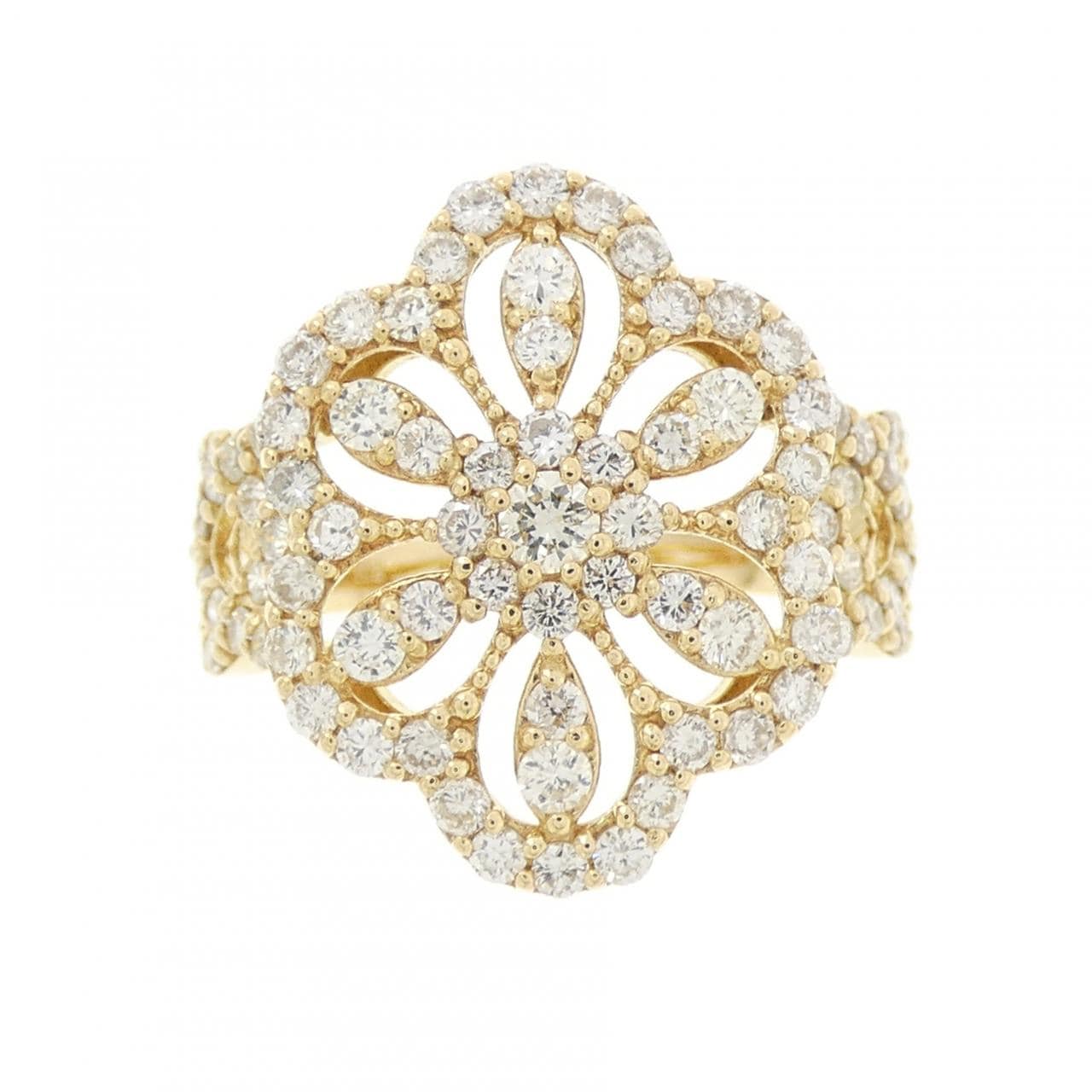 K18YG ダイヤモンド リング 1.00CT